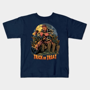 TRICK OR TREAT HALLOWEEN DESIGN Kids T-Shirt